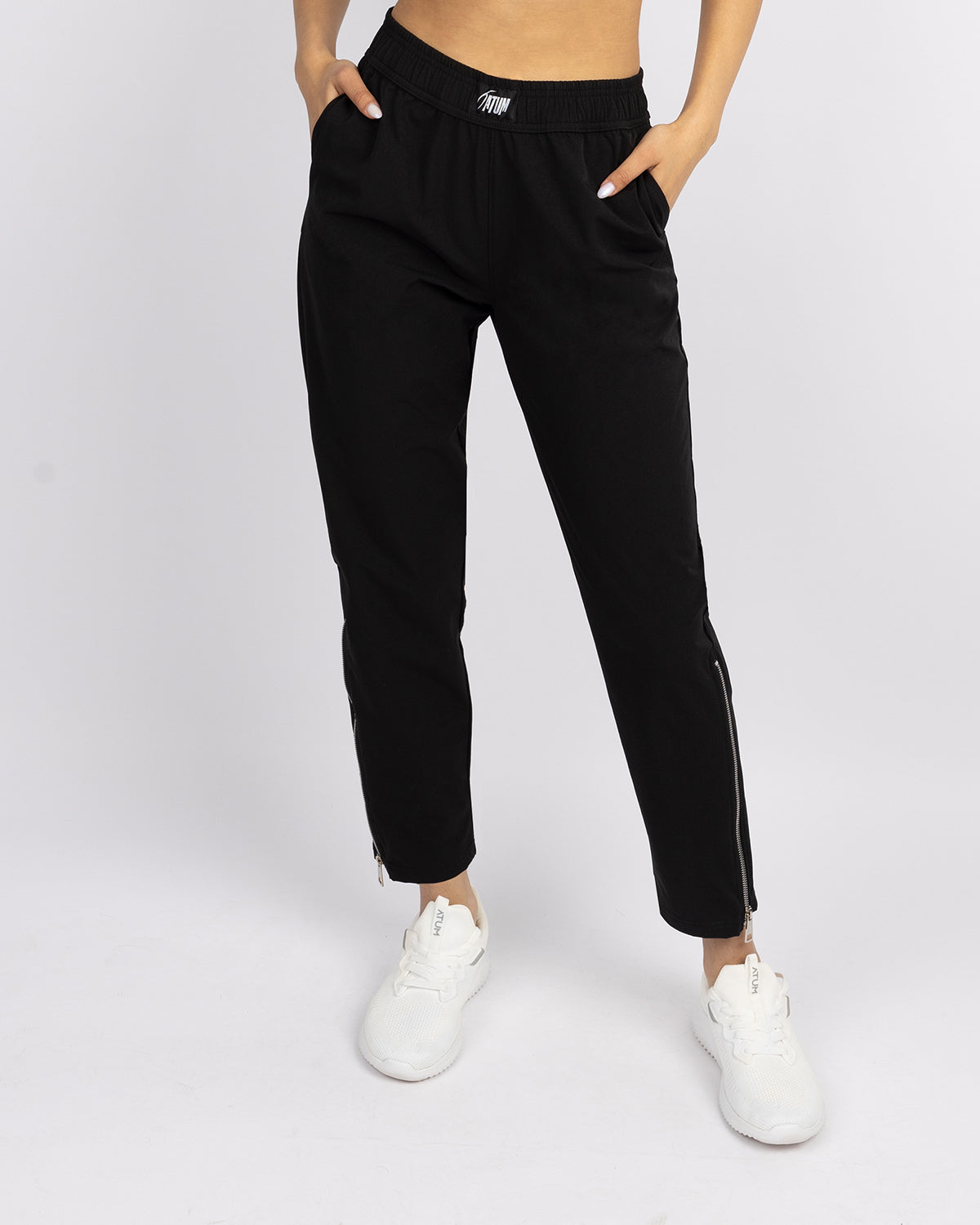 Sports Slit Zipper Women's Pants