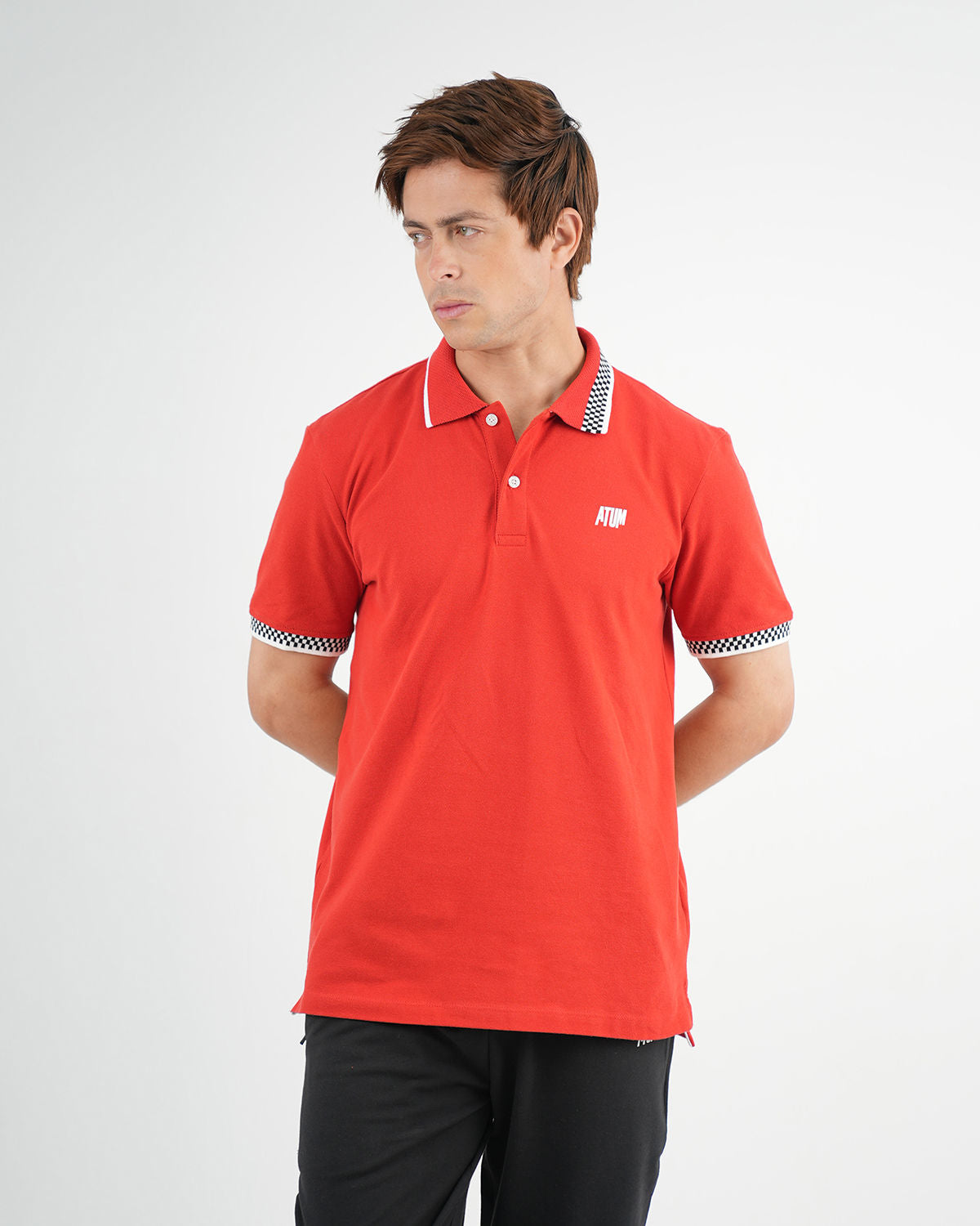 Clashflex Men's Polo Shirt - Red