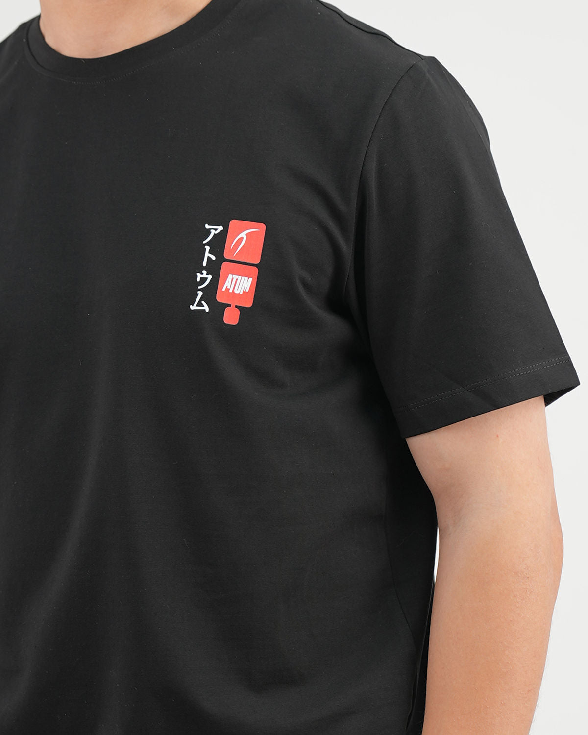 Cobra Strike Graphic Men's Tee - Black with red atum's logo