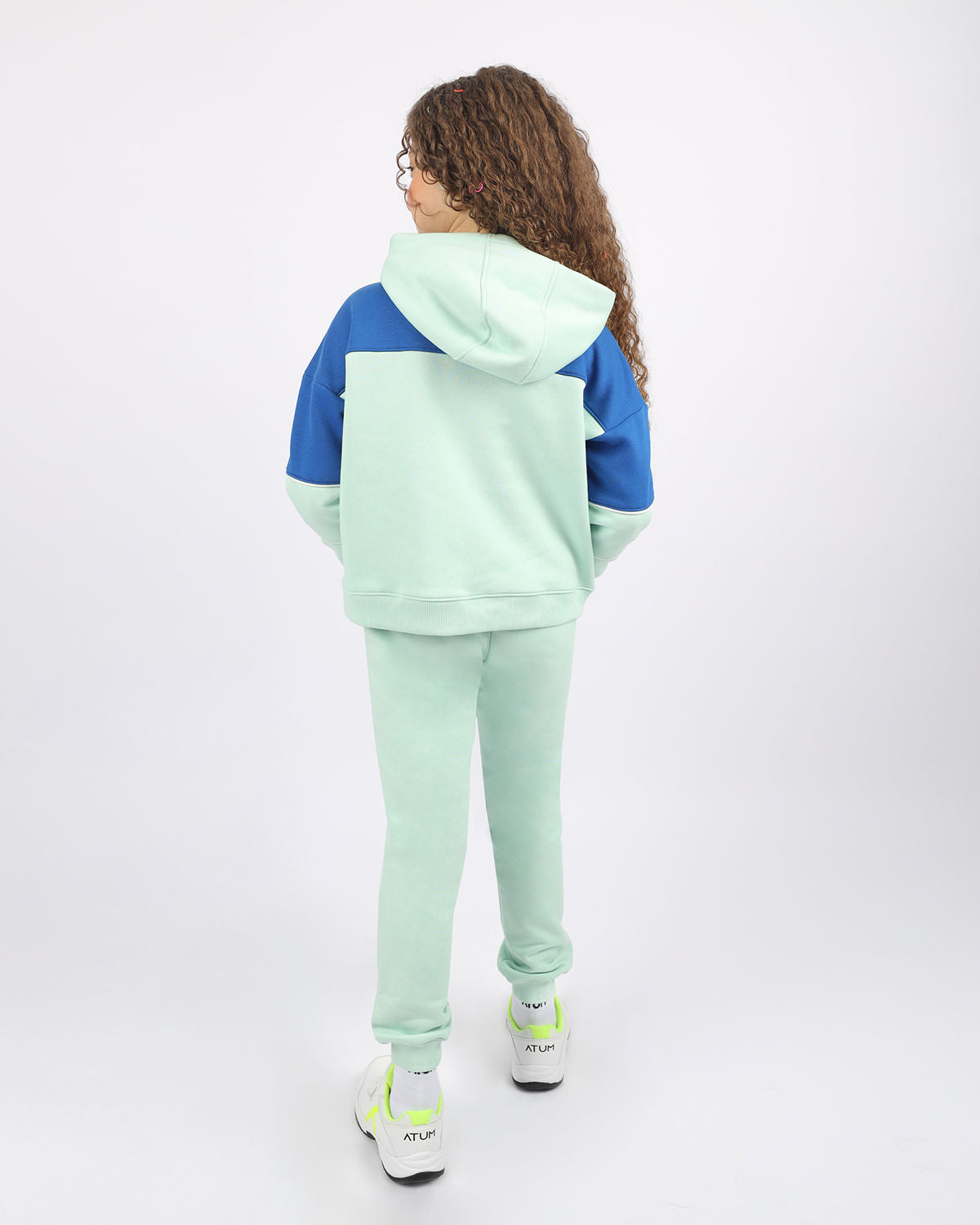 Atum Girl's Quarter Zip Hoodie