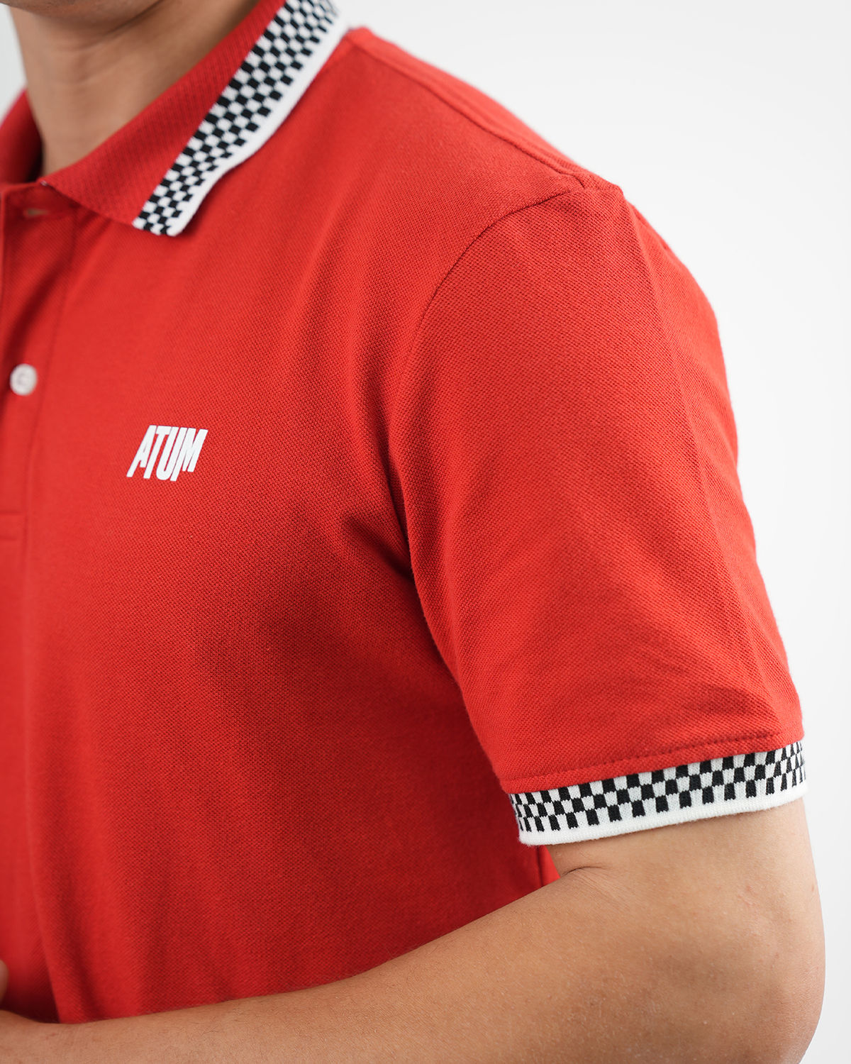 ATUM| Clashflex Men's Polo Shirt - Red