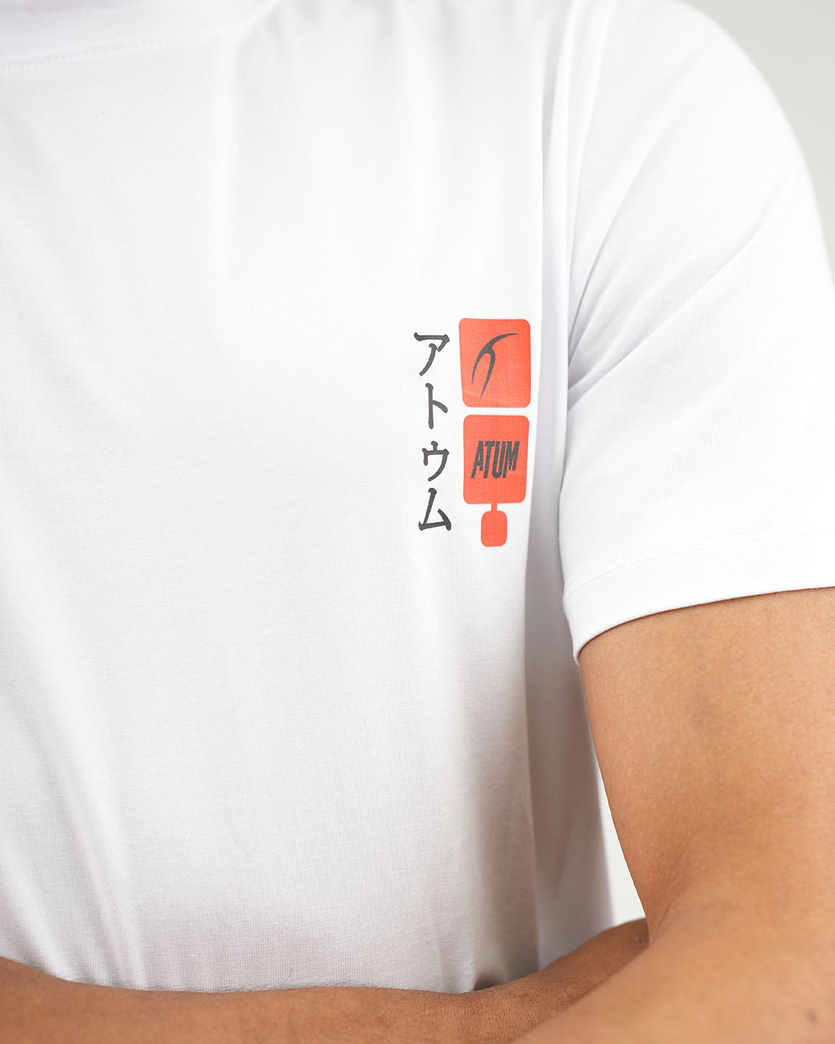 Cobra Strike Graphic Men's Tee - White with atum's logo