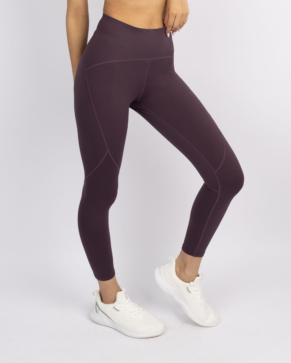 Premium High-Waisted Women's Leggings - Purple