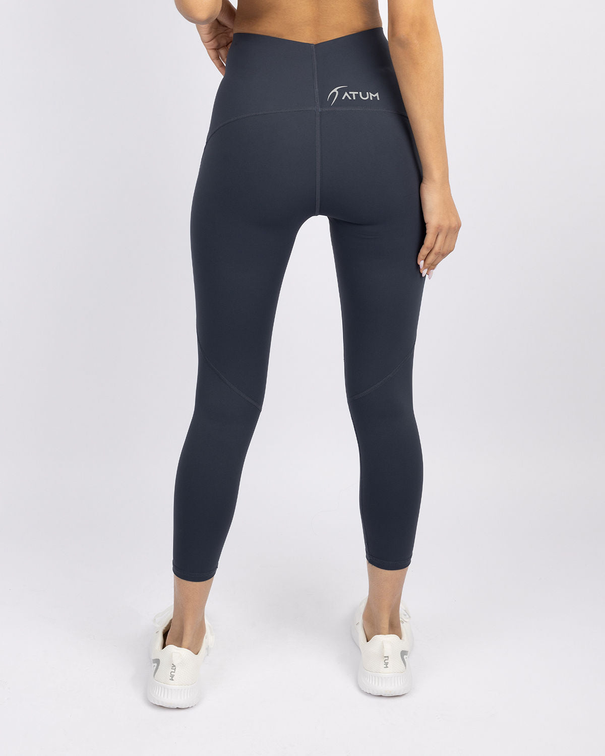 Premium High-Waisted Women's Leggings - Dust Navy