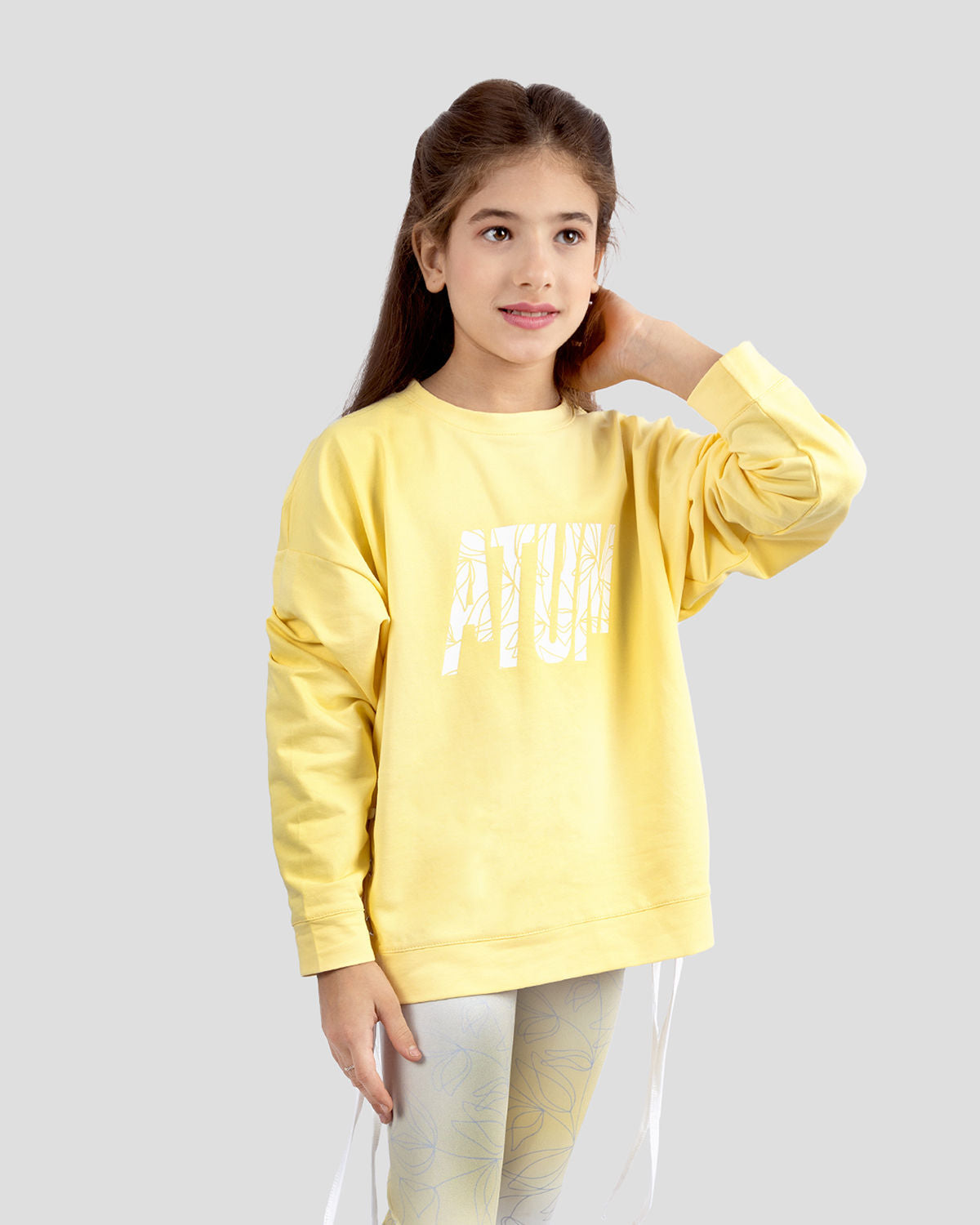 Girl's Crop Sweatshirt