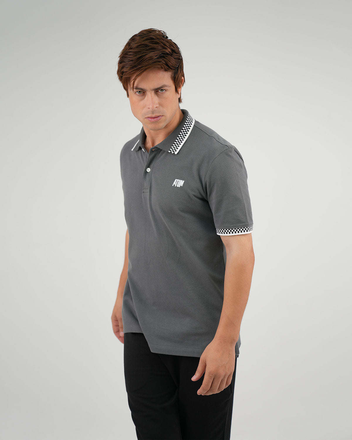 Clashflex Men's Polo Shirt - Gray