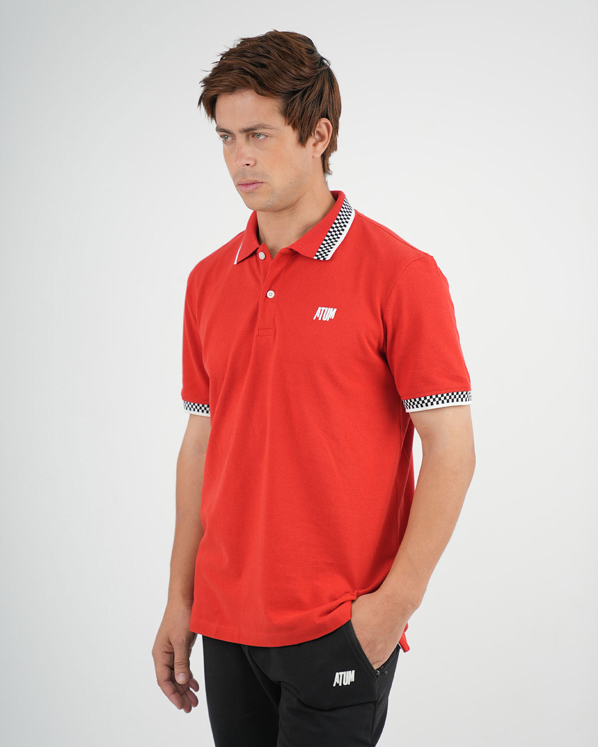 Clashflex Men's Polo Shirt - Red