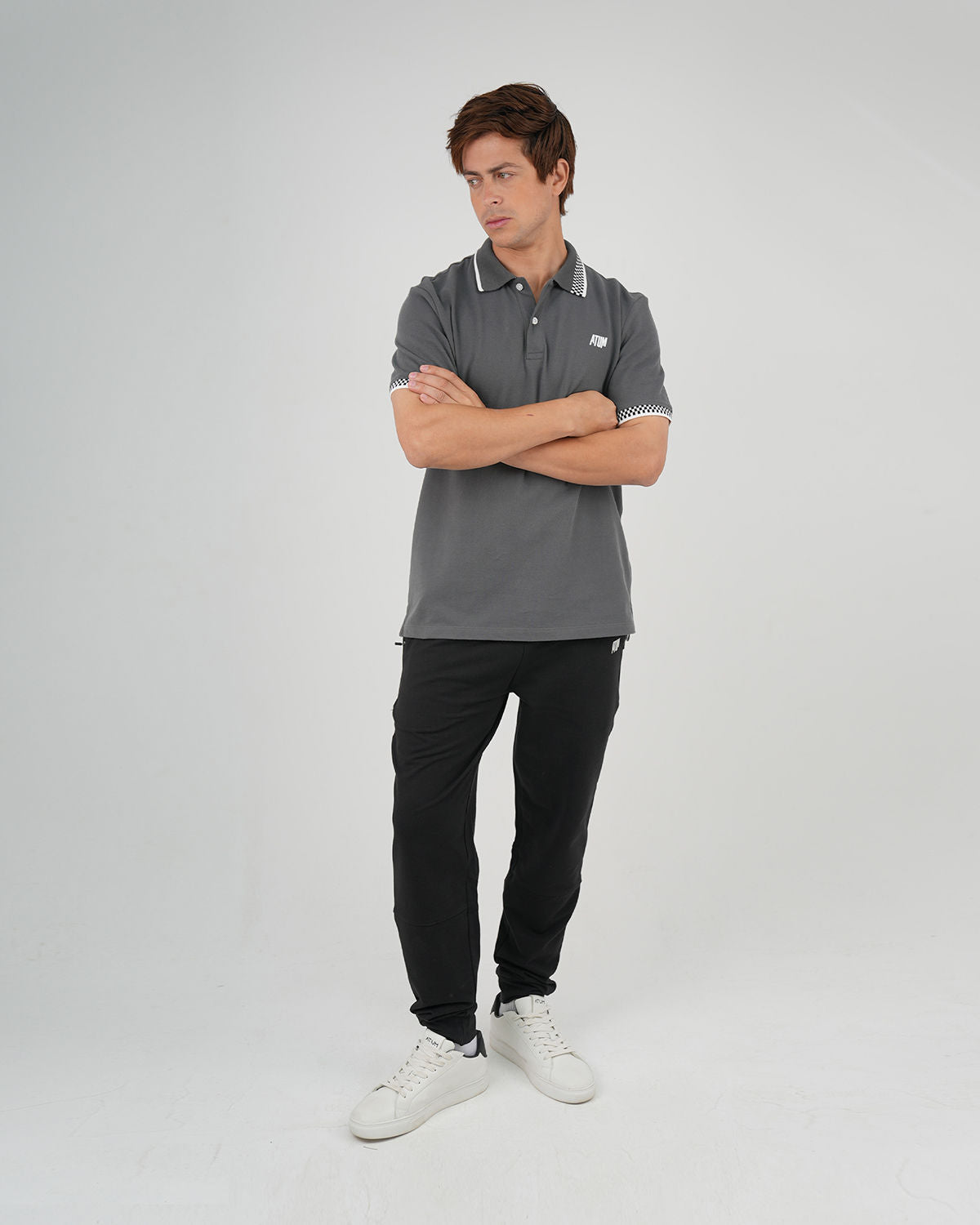 Clashflex Men's Polo Shirt - Gray