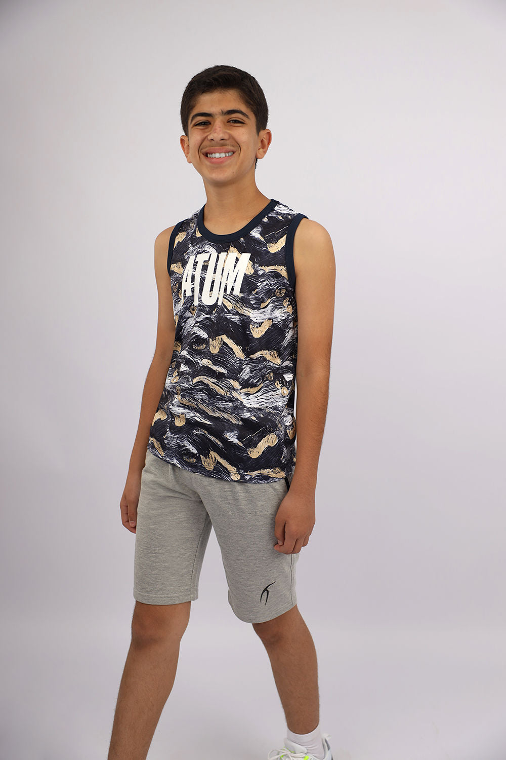 Atum Boy's Printed Tank Top - Atum Egypt #