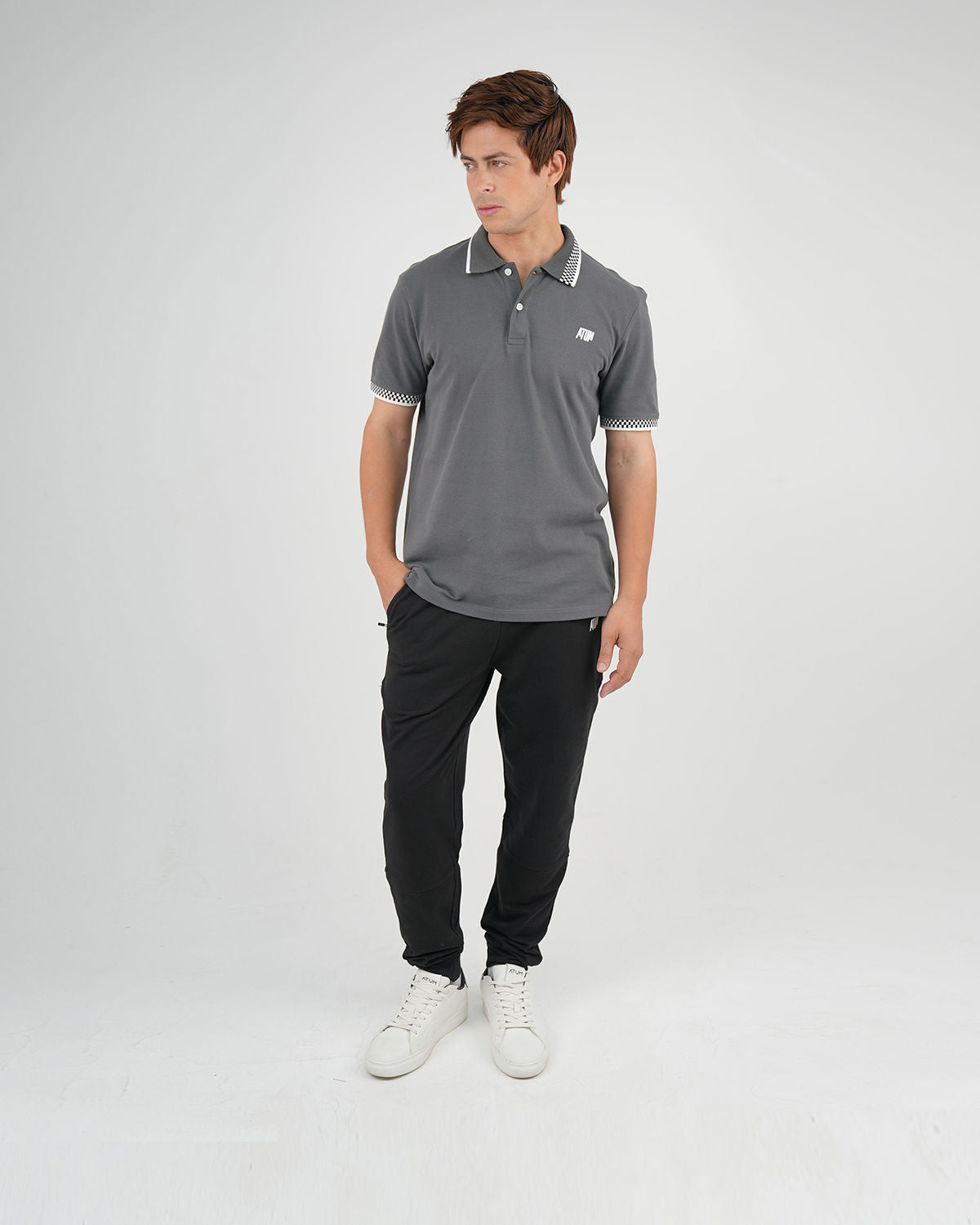 Clashflex Men's Polo Shirt - Gray