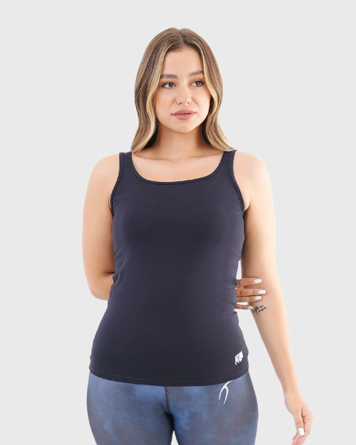 Basic Women's Tank Top - Navy