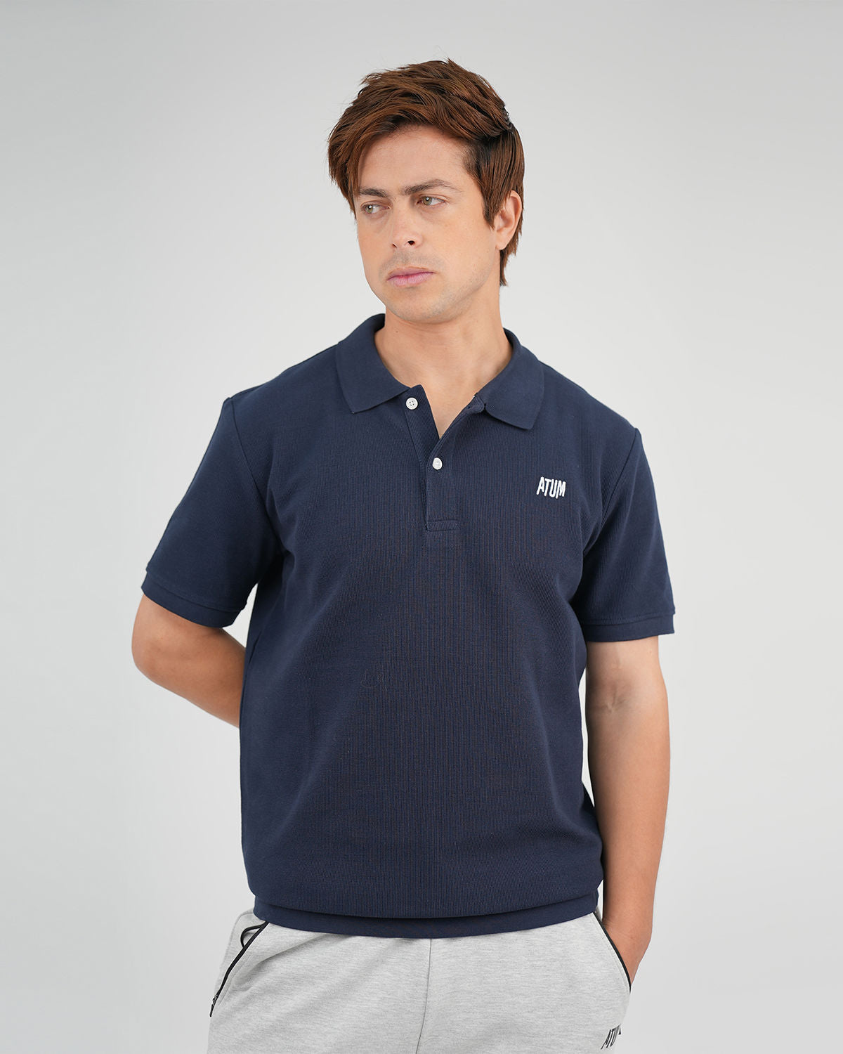 Regular Fit Men's Polo T-Shirt - Navy