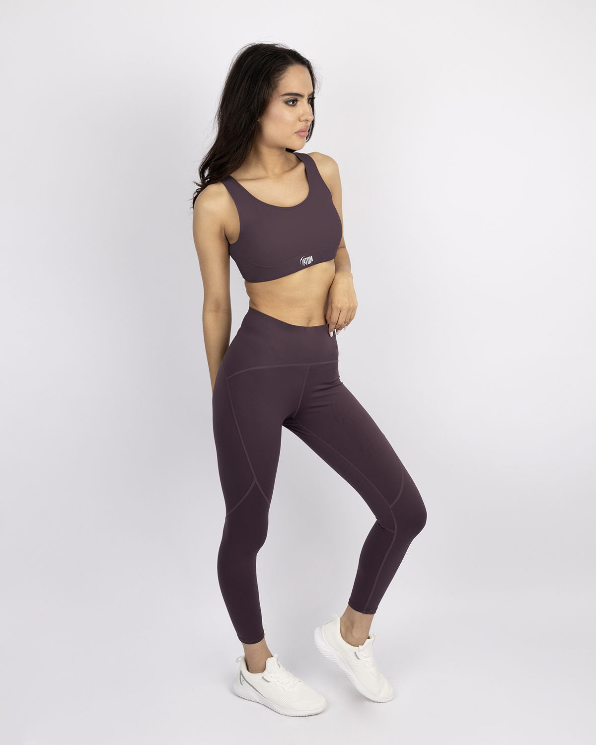 Premium High-Waisted Women's Leggings - Purple