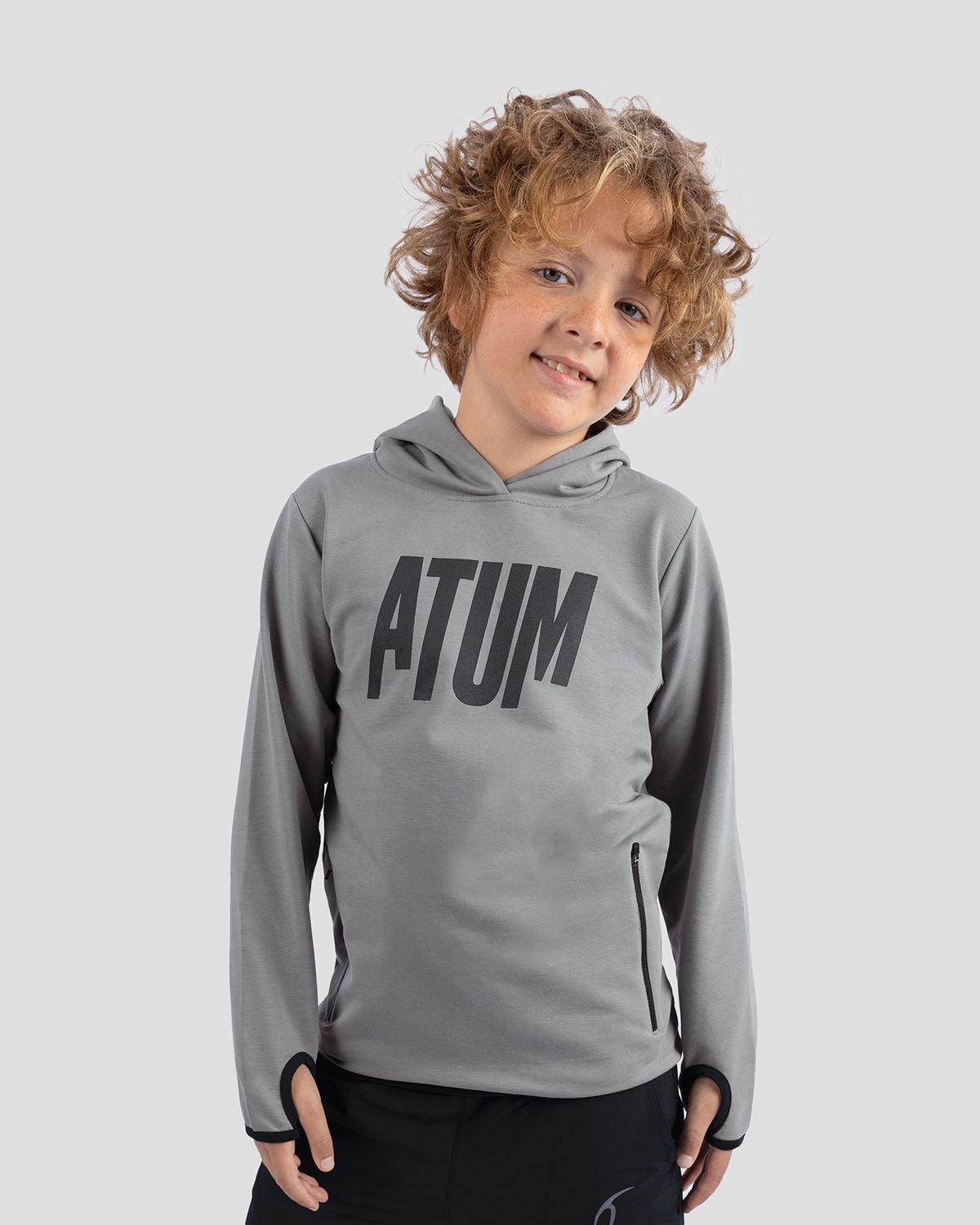 Boy's High Neck Hoodie