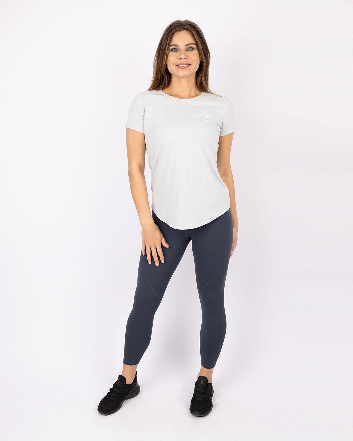 Premium High-Waisted Women's Leggings - Dust Navy