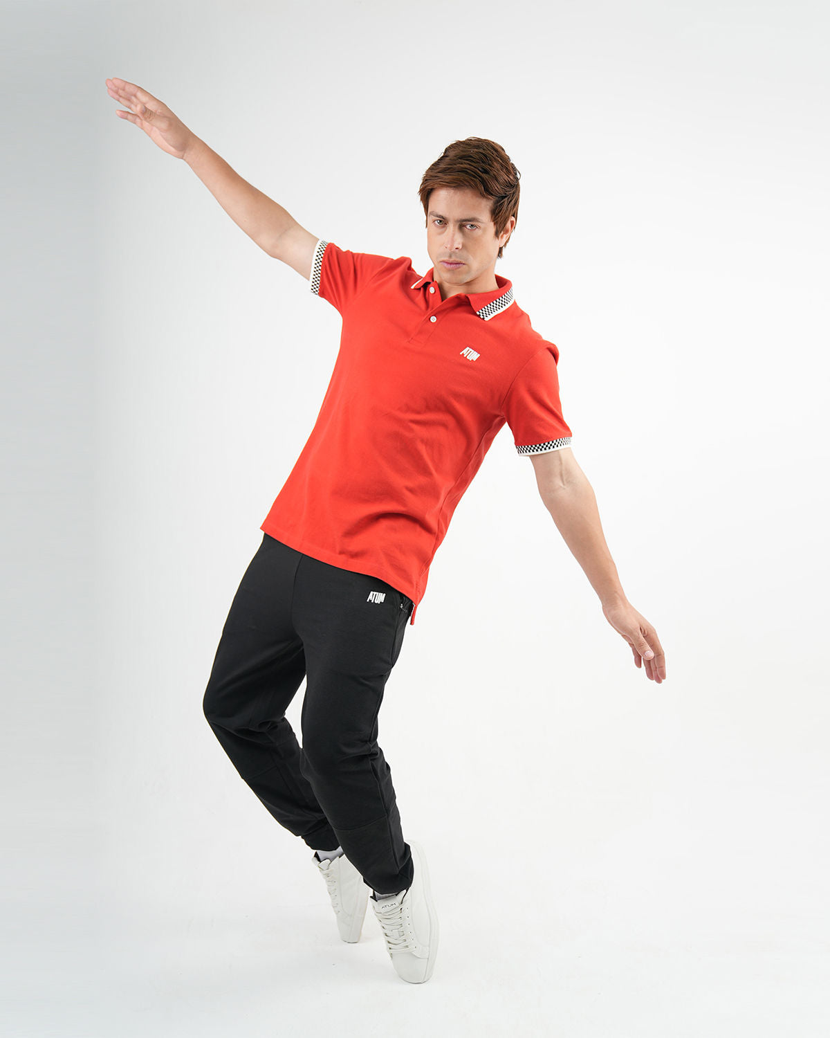 Clashflex Men's Polo Shirt - Red