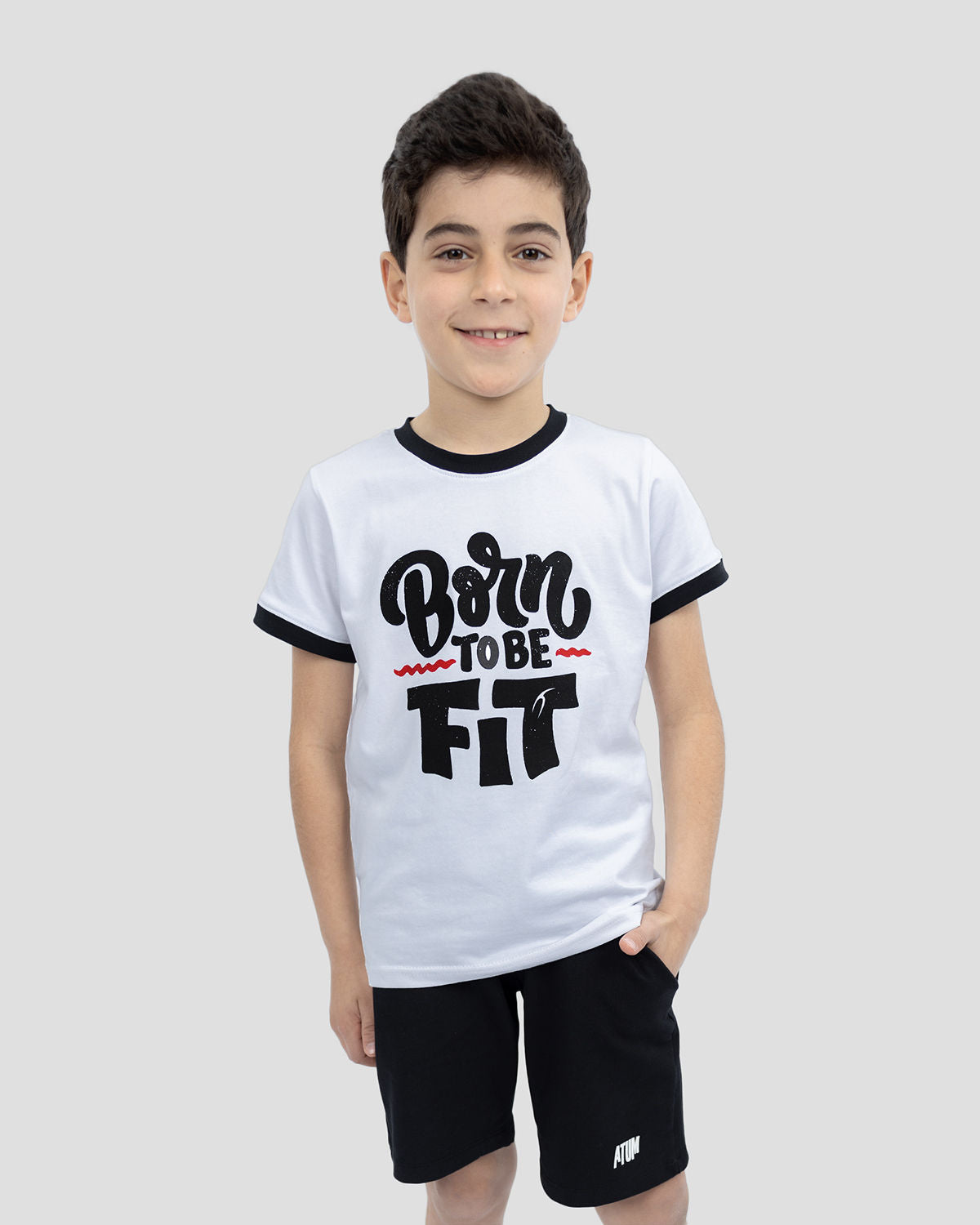 Atum Boy's Be Fit Crew-Neck T-shirt - Atum Egypt 