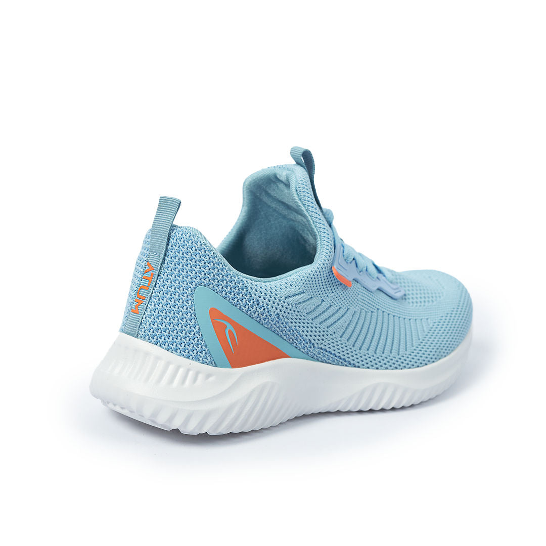 Photo by 𝗔𝗧𝗨𝗠 SPORTSWEAR ® on December 26, 2022. May be a blue women's ultrafly training shoes with atum logo.