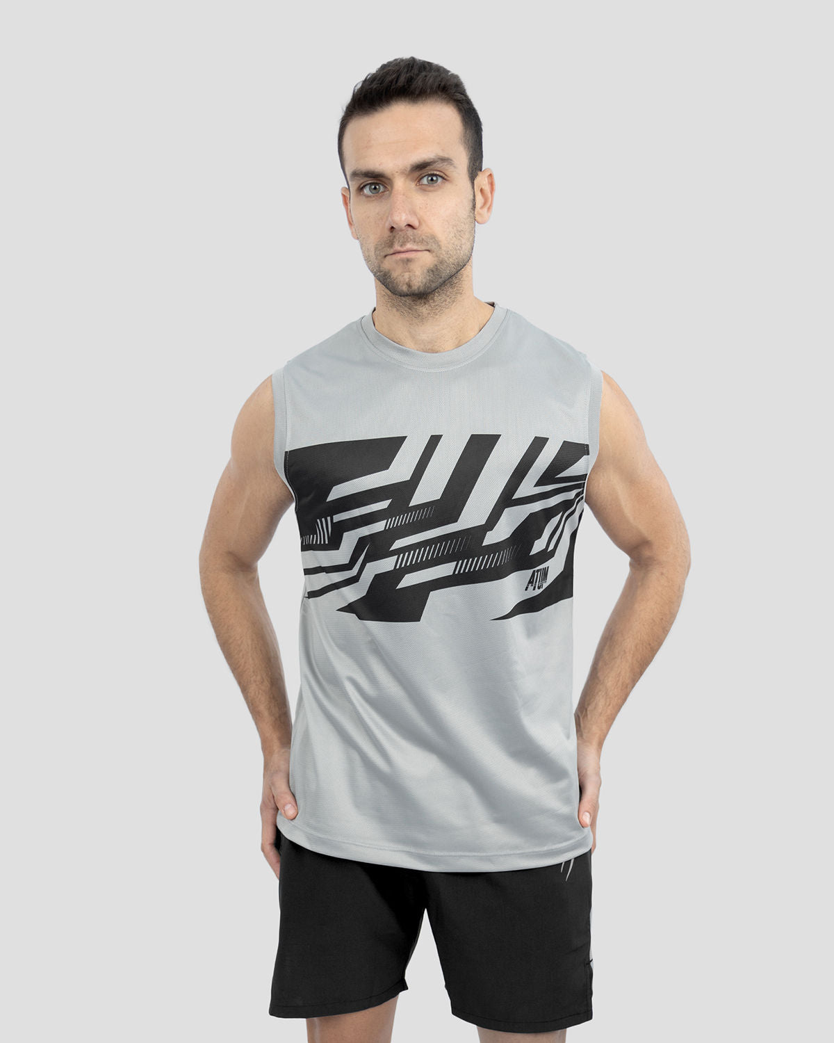 Atum Men's Printed Tank Top - Atum Egypt 