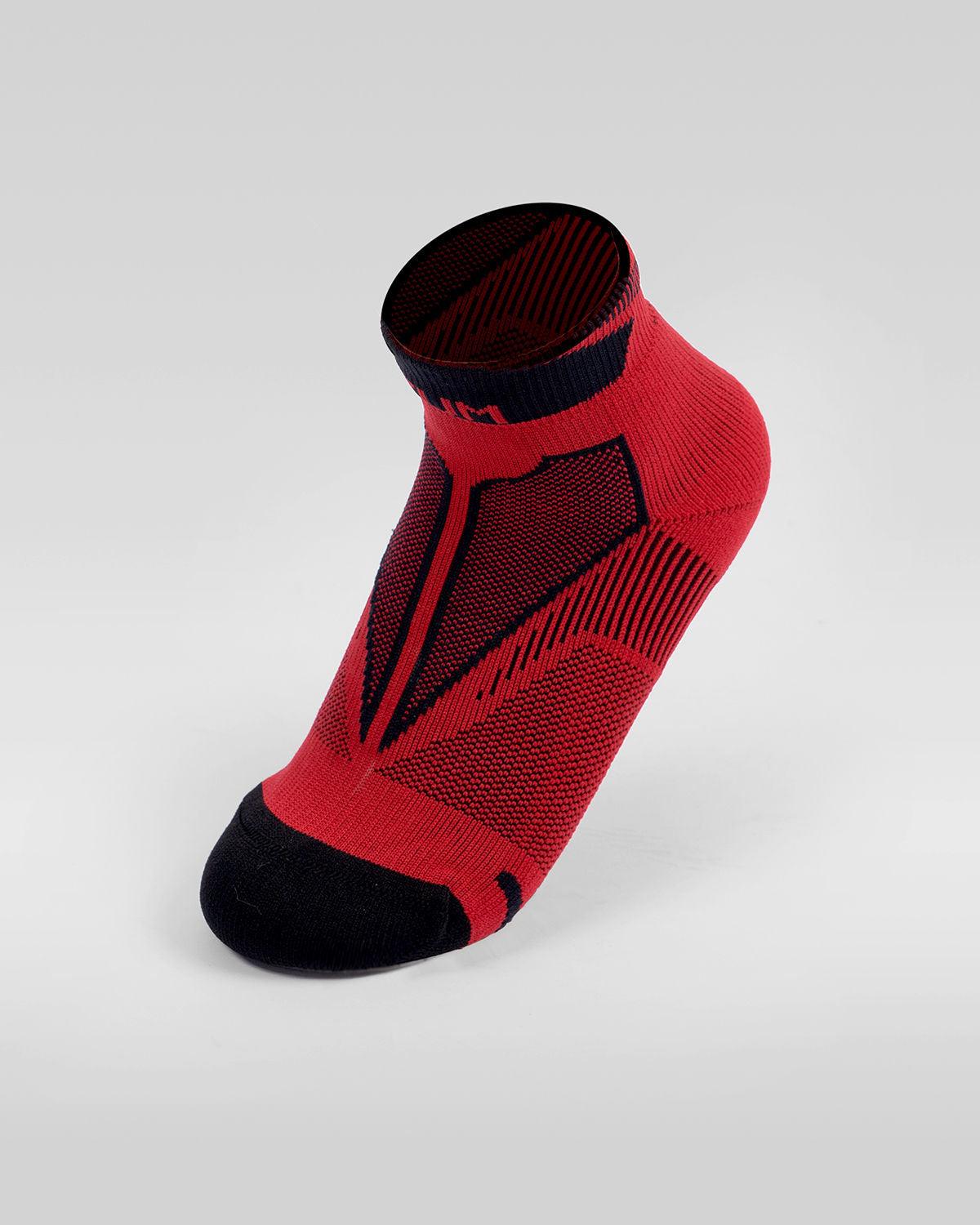 ATUM| Kids Low-Cut Training Socks - red