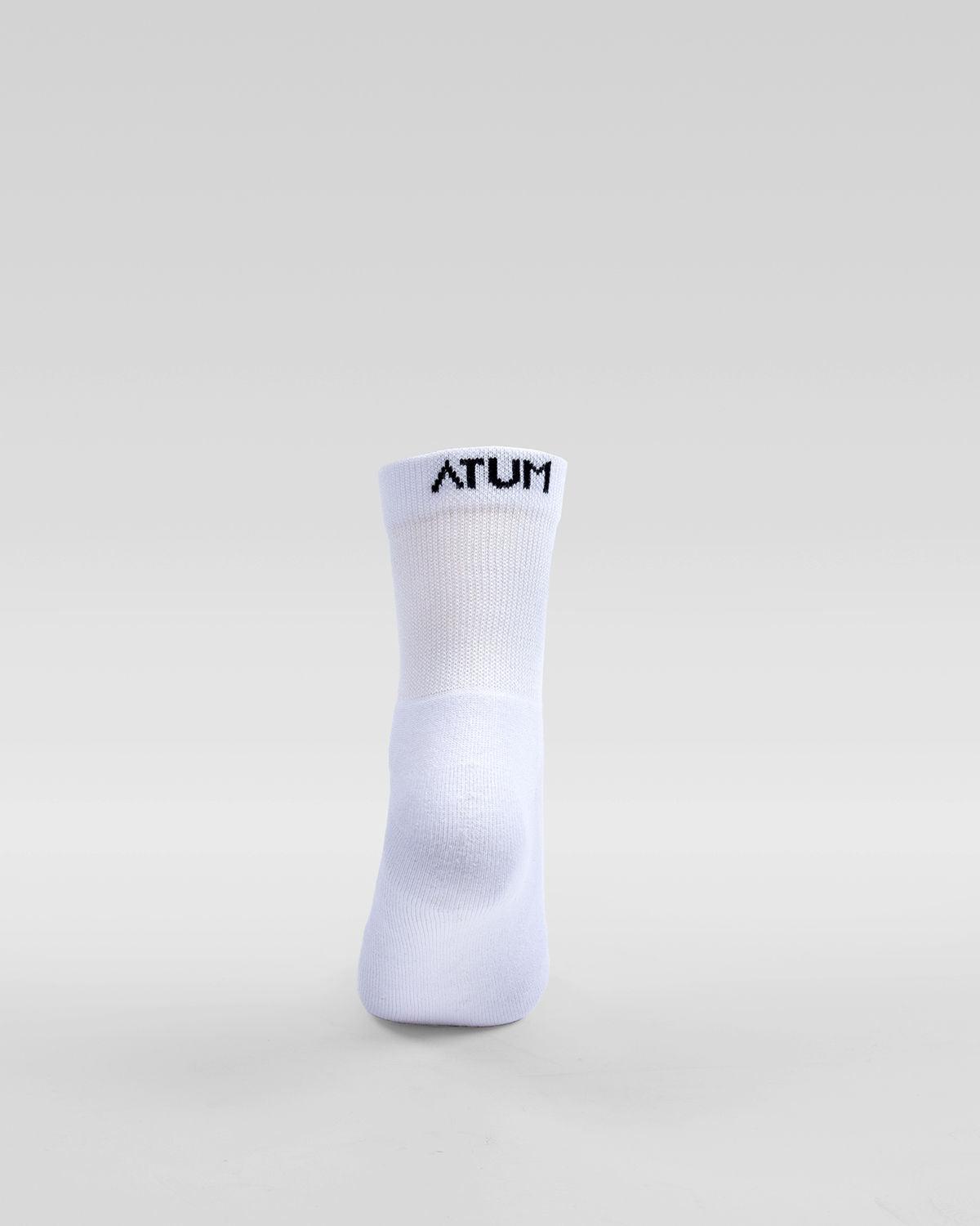 ATUM| Kids Mid-Crew Socks - Pack of 3 - white